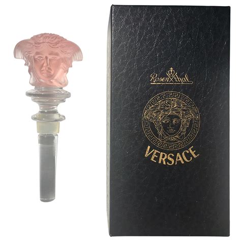 versace glass wine stopper|Versace bottle stopper rosenthal.